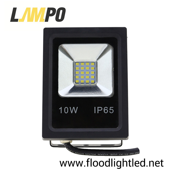 สปอร์ตไลท์ LED 10w รุ่นFIT ยี่ห้อLAMPO (แสงส้ม)