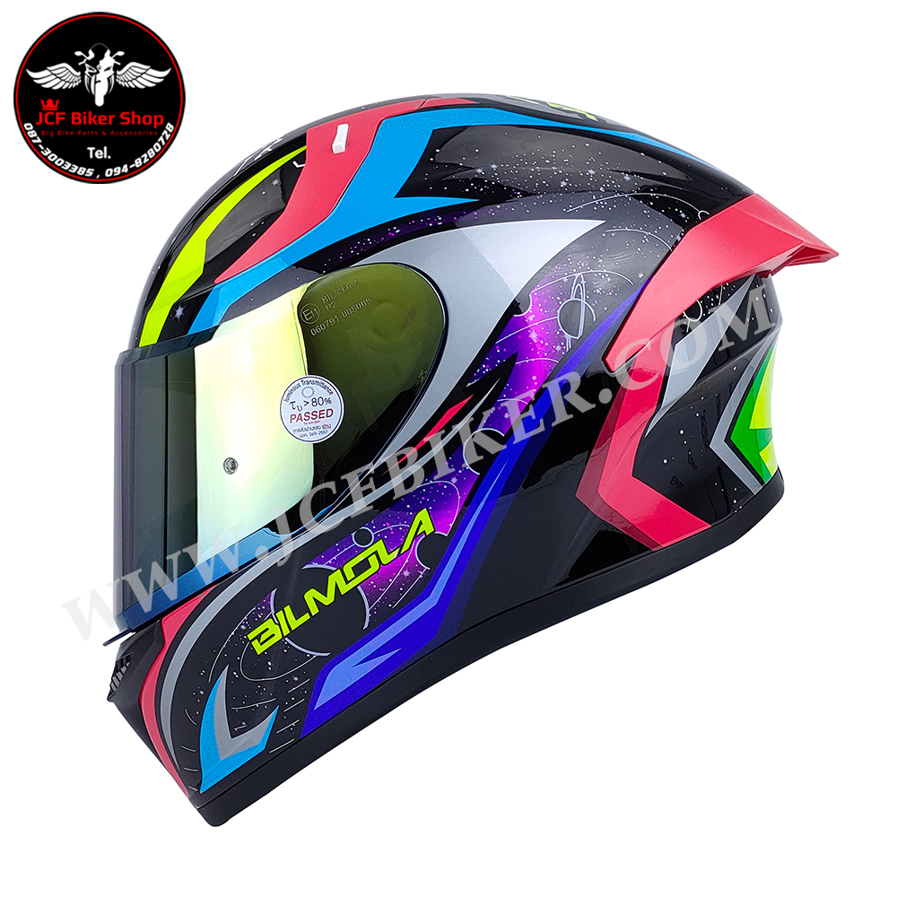 หมวกกันน็อคเต็มใบ หมวกกันน็อค Bilmola รุ่น Rapid RS ลาย Space Area