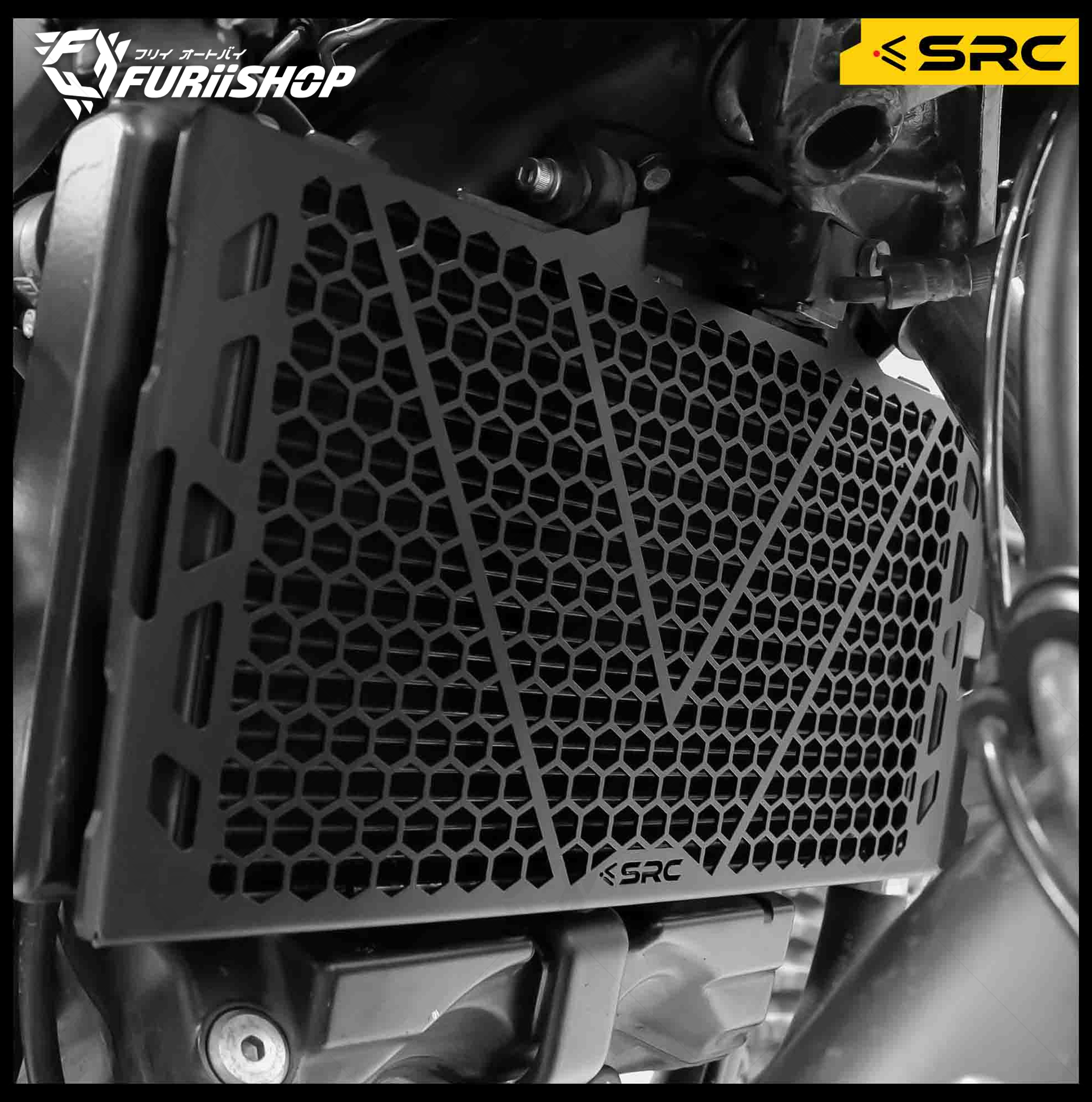 การ์ดหม้อน้ำ RADIATOR GUARD SRC FOR HONDA NC750X (DCT)