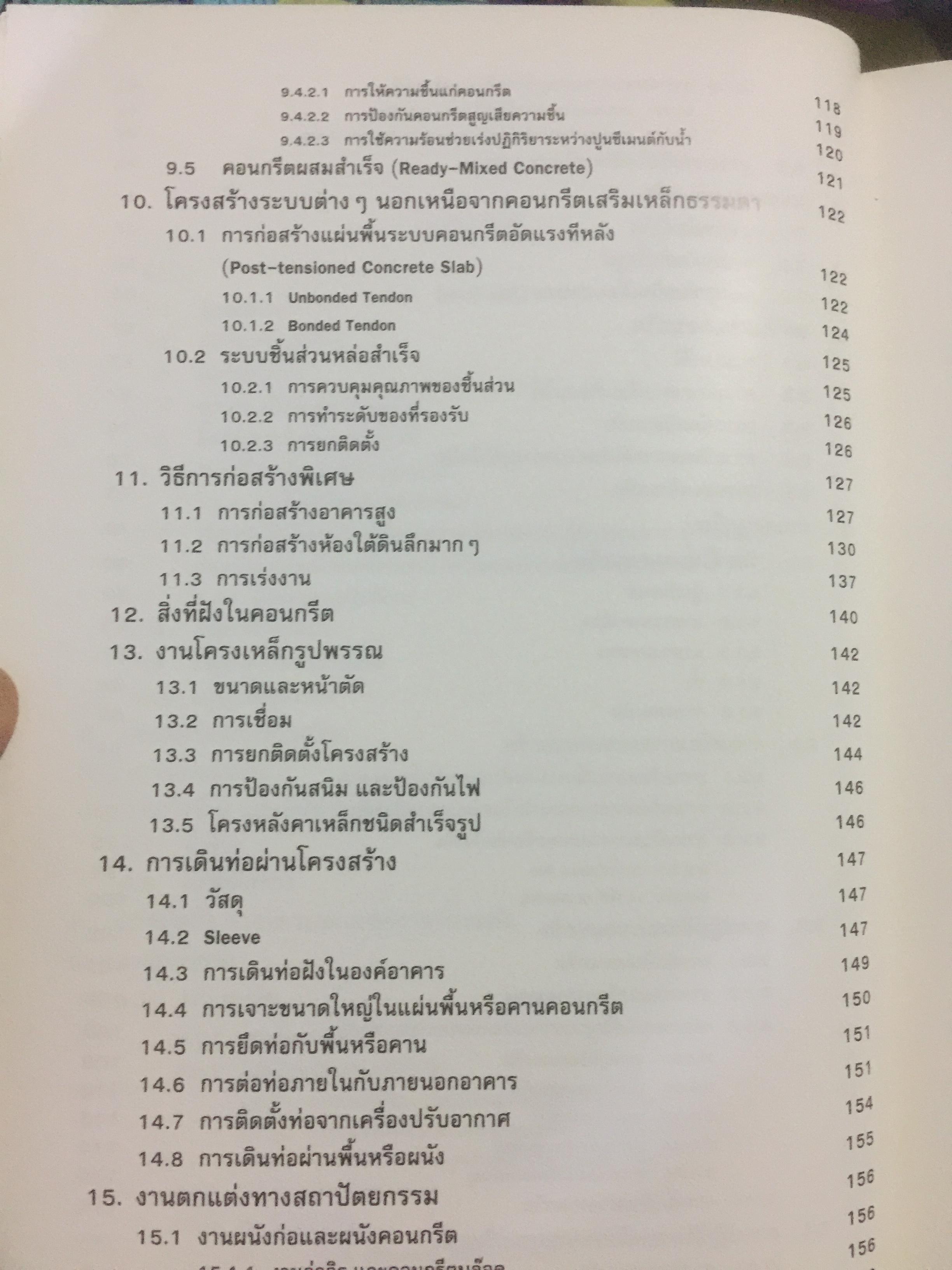 เกร็ดความรู้เกี่ยวกับ การควบคุมงานก่อสร้าง อาคารคอนกรีตเสริมเหล็ก ผู้เขียน อรุณ ชัยเสรี 0 กก.