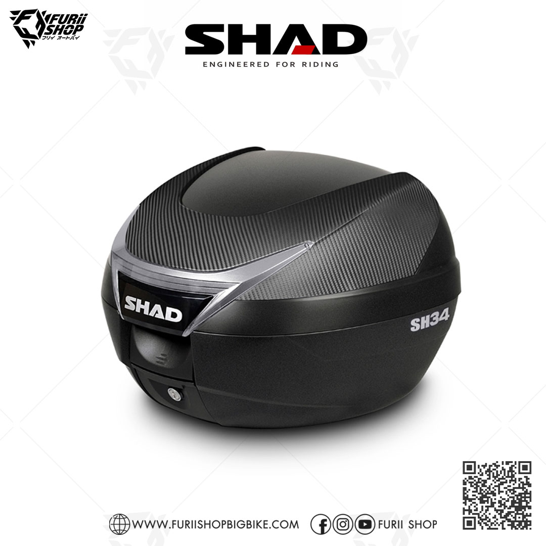 กล่องหลัง SHAD SH34 Carbon ขนาด 34 ลิตร