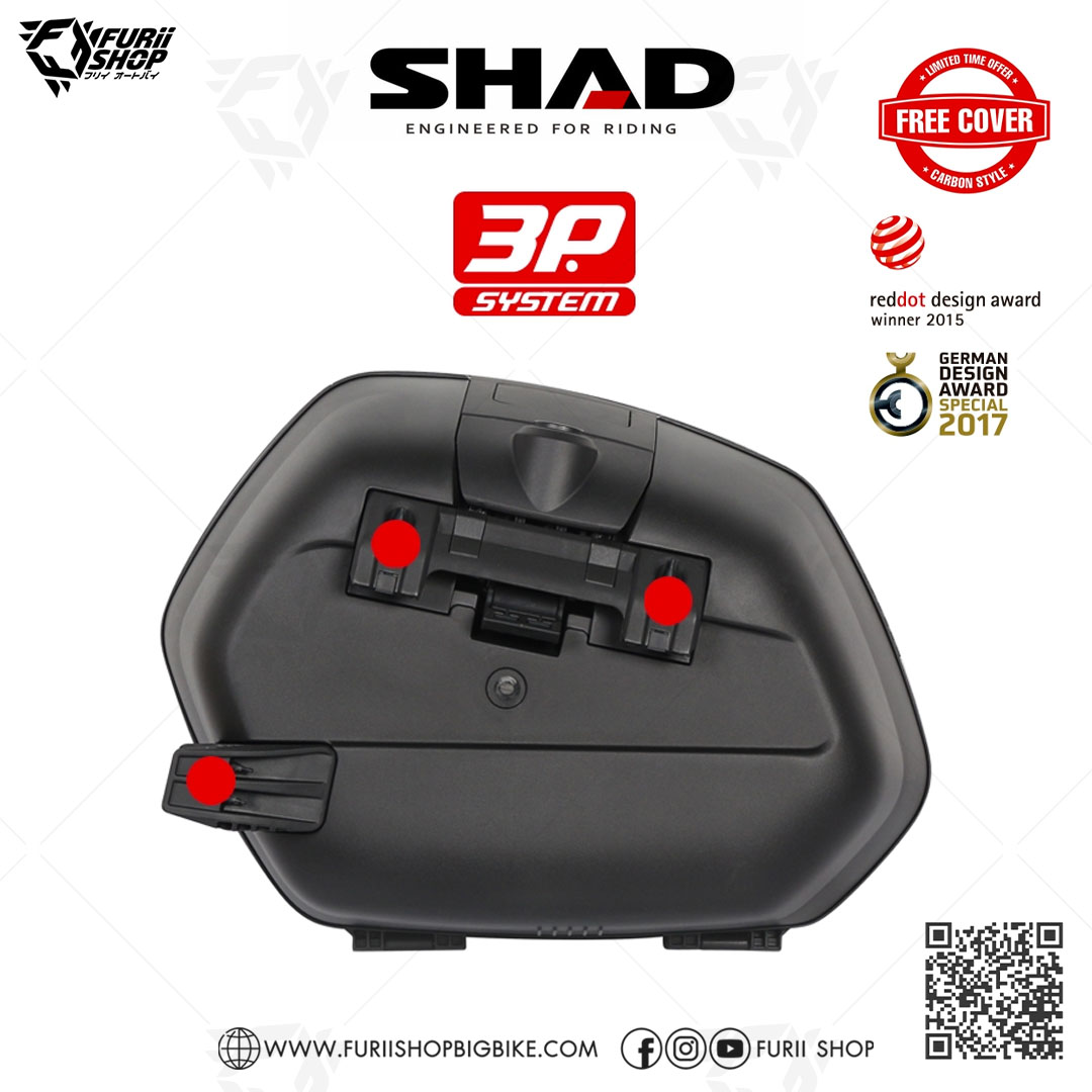 กระเป๋าข้าง(คู่) SHAD SH36 Carbon ขนาด 36 ลิตร