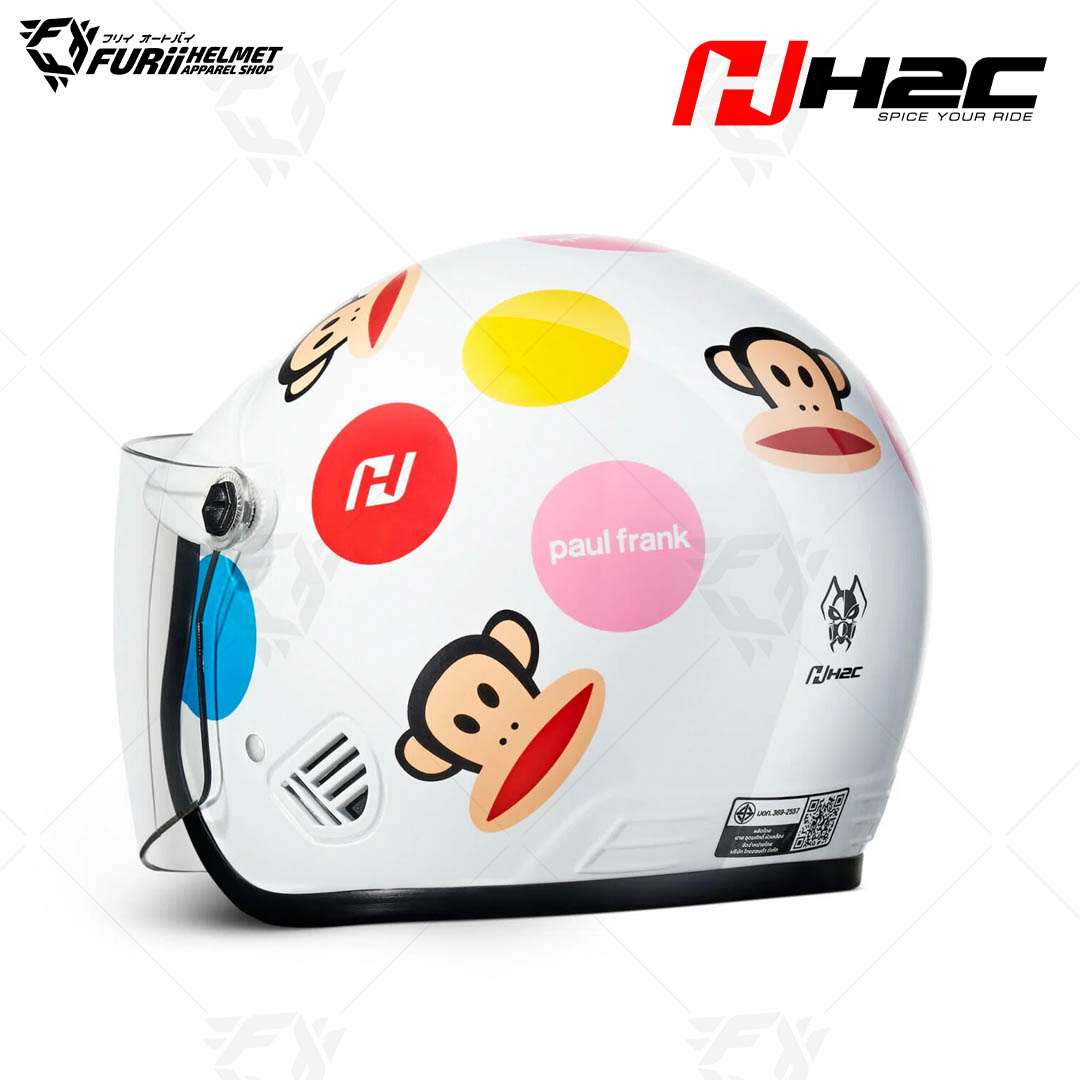 หมวกกันน็อคเด็ก H2C : PAUL FRANK