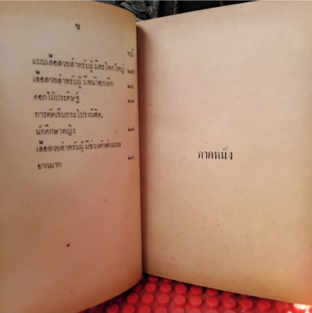 ตำราตัดเสื้อแบบสมัยใหม่ เรียนด้วยตัวเอง โดย นิตยาภรณ์ สอนเทคนิคการตัดเสื้อผ้าพื้นฐานจนทุกแบบเสื้อ สะสม