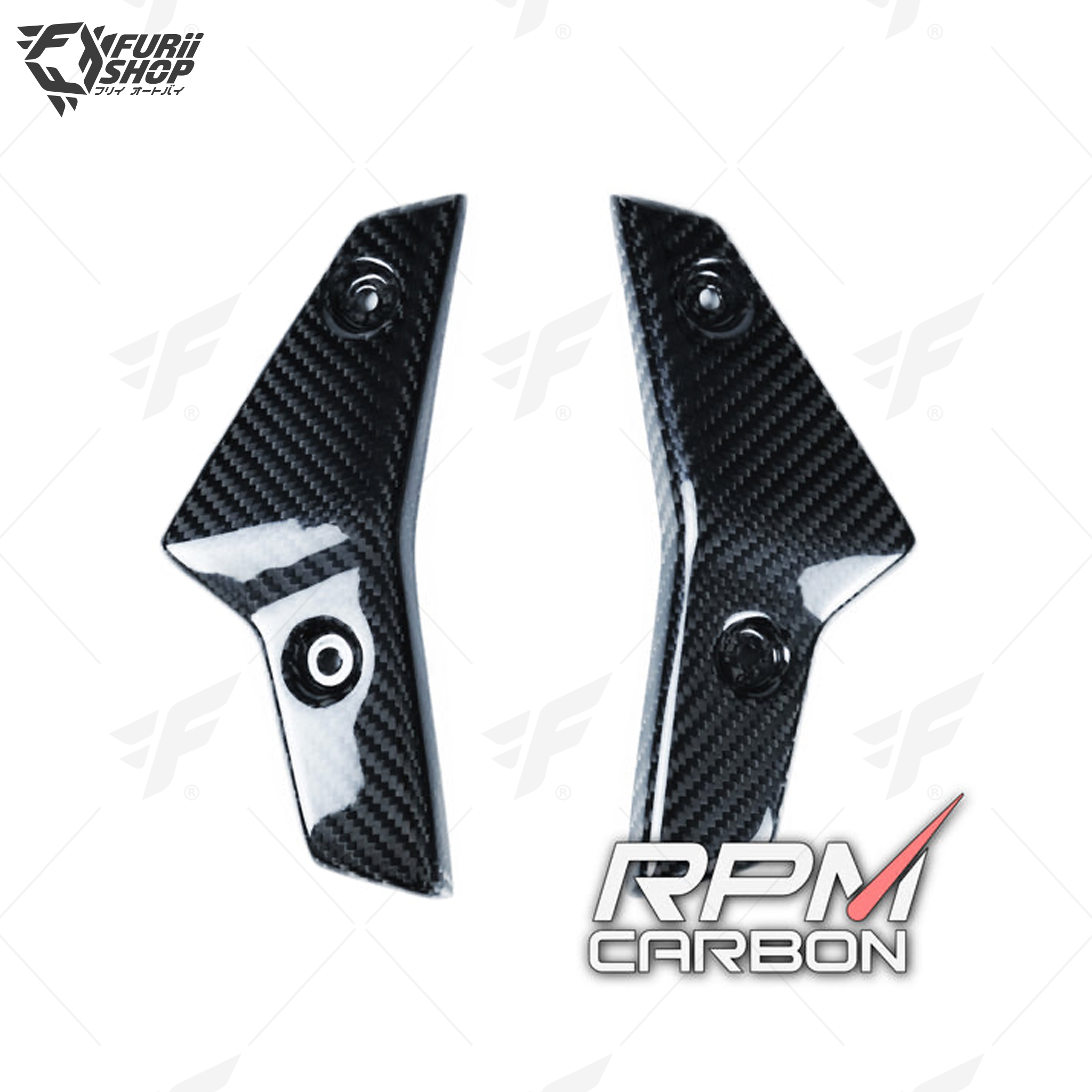 ครอบหม้อน้ำบน RPM Carbon Radiator Guards : for Triumph Street Triple 765 2017+