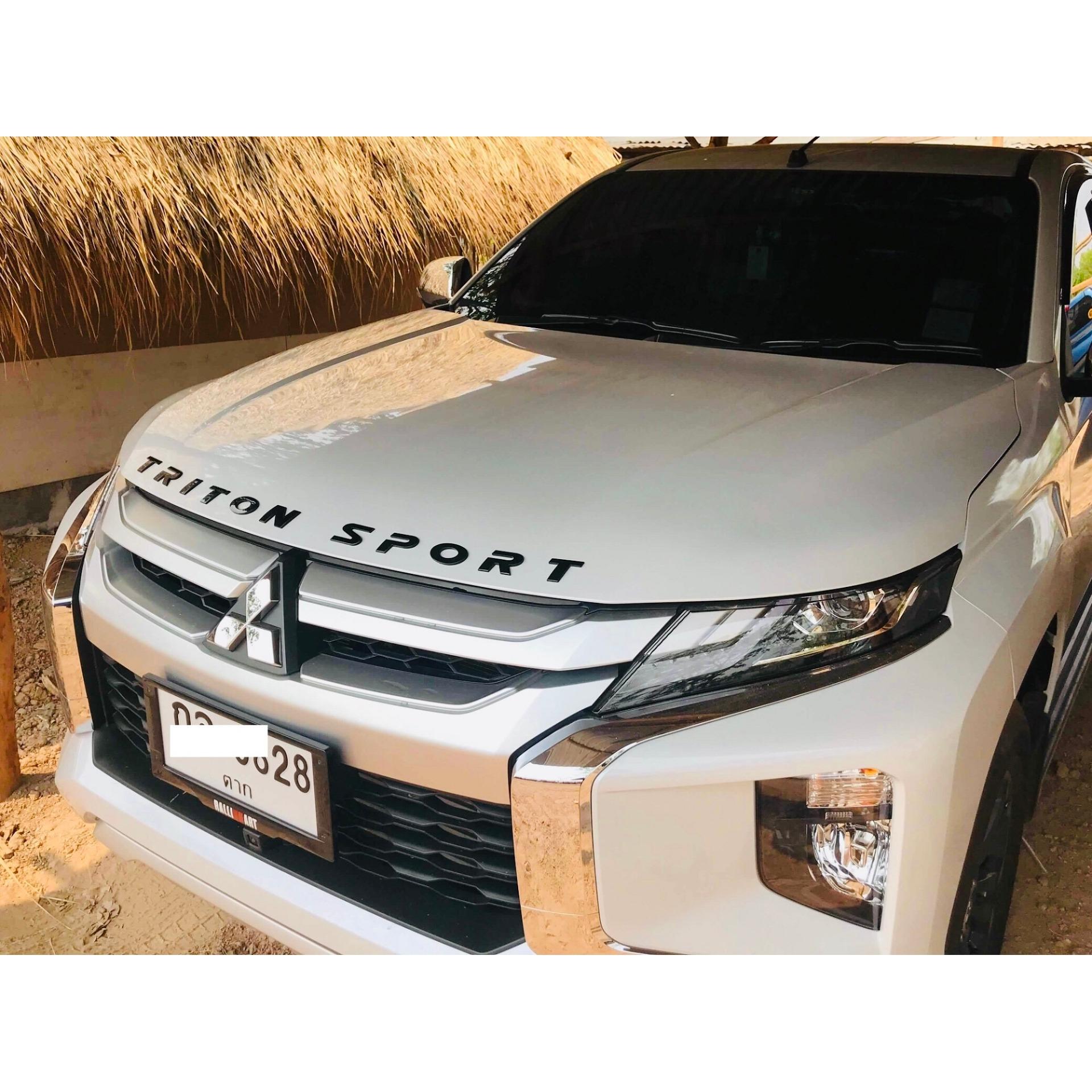 ตัวหนังสือ Triton Sport 3มิติ ตัวนูนฝากระโปรง(สีดำ)