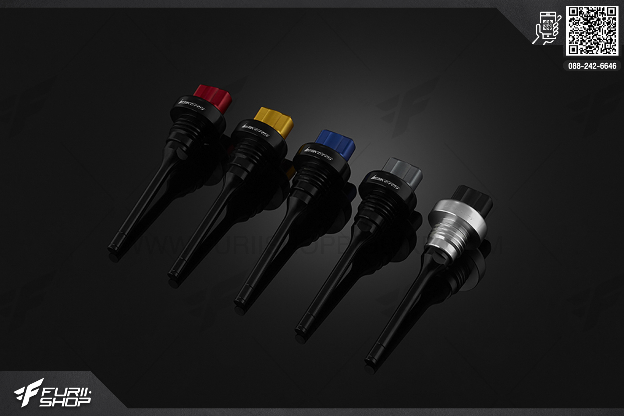 ตัวปิดน้ำมันเครื่องพร้อมก้านวัดระดับน้ำมัน (Oil Filler Plug with Leveling Rod) Bikers Honda PCX 150 (2018-2020)
