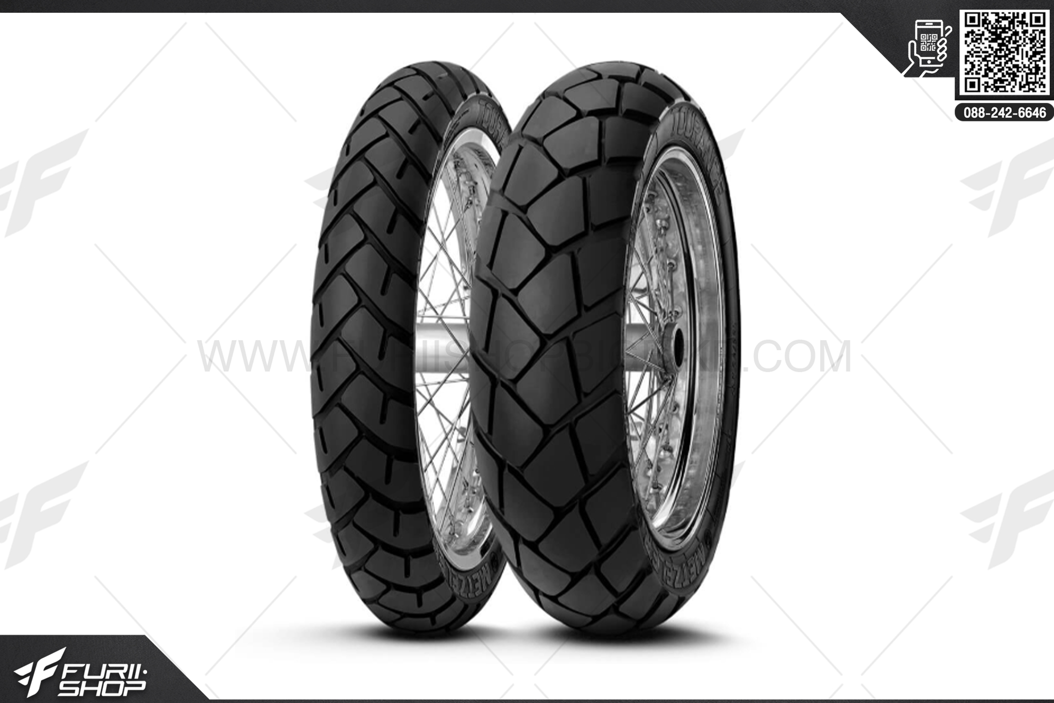 ยางมอเตอร์ไซค์บิ๊กไบค์ METZELER ENDURO STREET : TOURANCE R 150/70 R 17 69V TL ยางบิ๊กไบท์ ยางBigbike Mototire