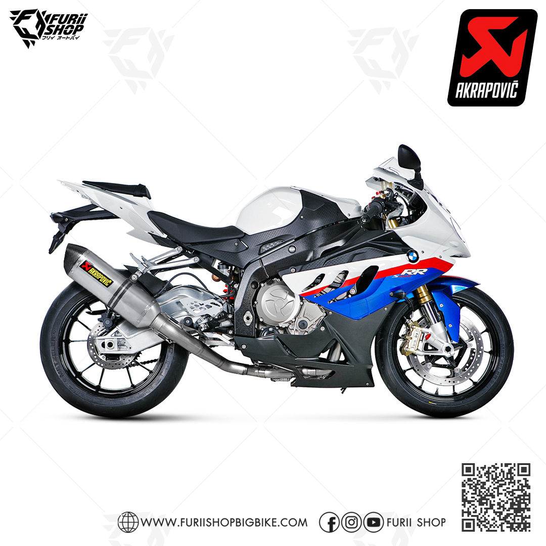 ท่อแต่ง Akrapovic long Titanium Stainless : for BMW S1000RR 09-14 /HP4