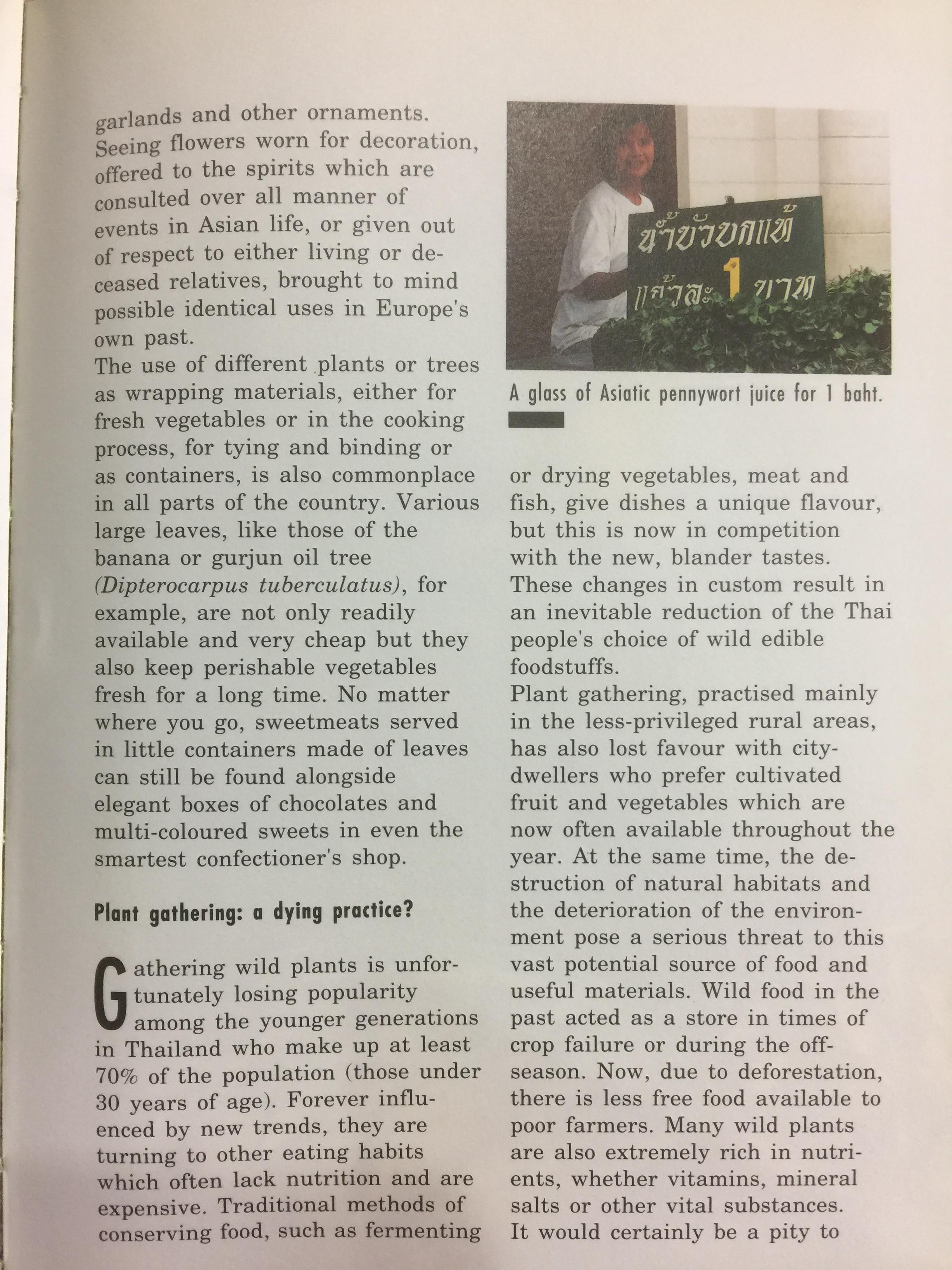 PLANTS FROM THE MARKETS OF THAILAND Edible and medicinal plants. Ornamental plants. Plants used for packaging ผู้เขียน Christine Jacquat 0 กก.