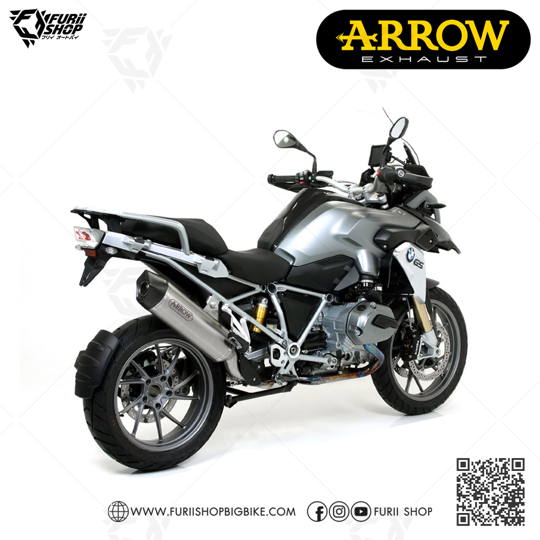 ท่อ arrow Titanium-Carbon for BMW R1200GS 13-18