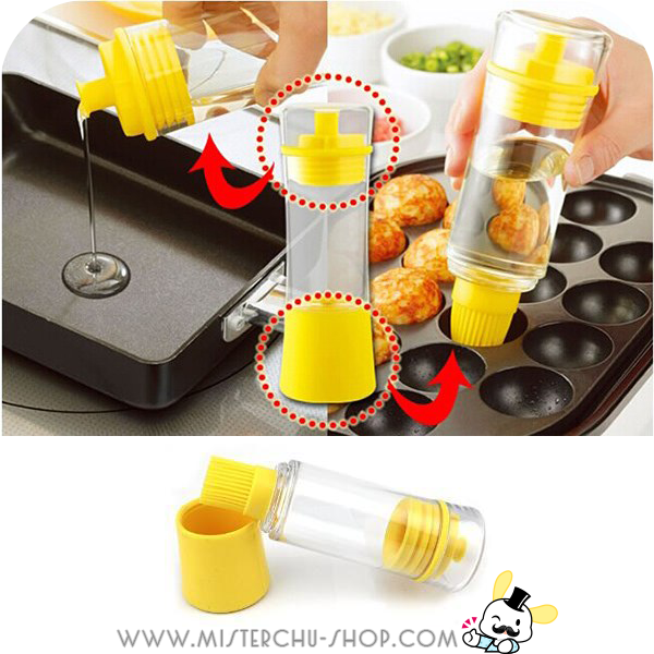 Oil Brush Bottle ขวดน้ำมัน พร้อมแปรงซิลิโคน