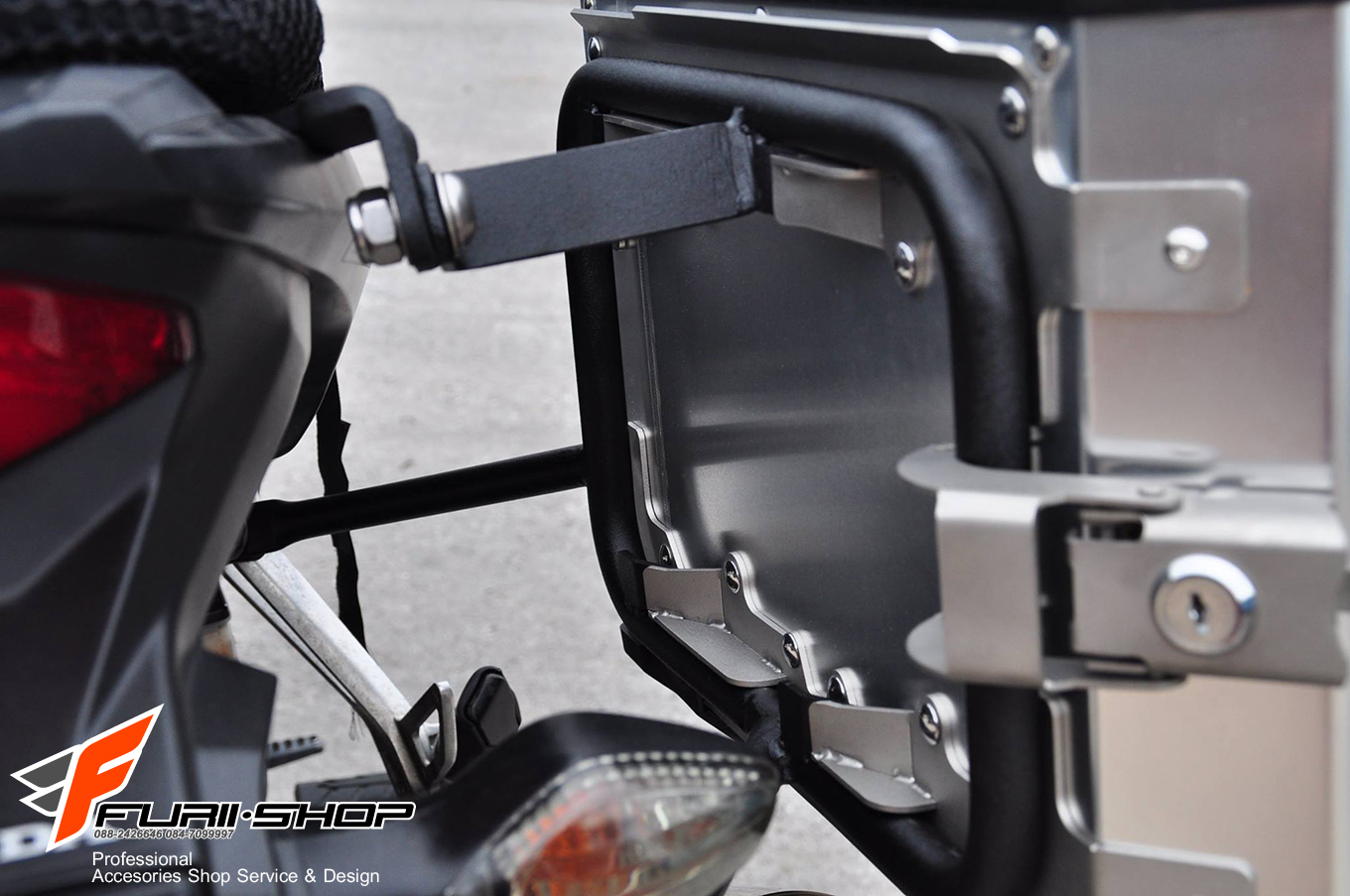 ชุดยึดแร็คปิ๊บข้าง ADV-TECH FOR CB500X 2016