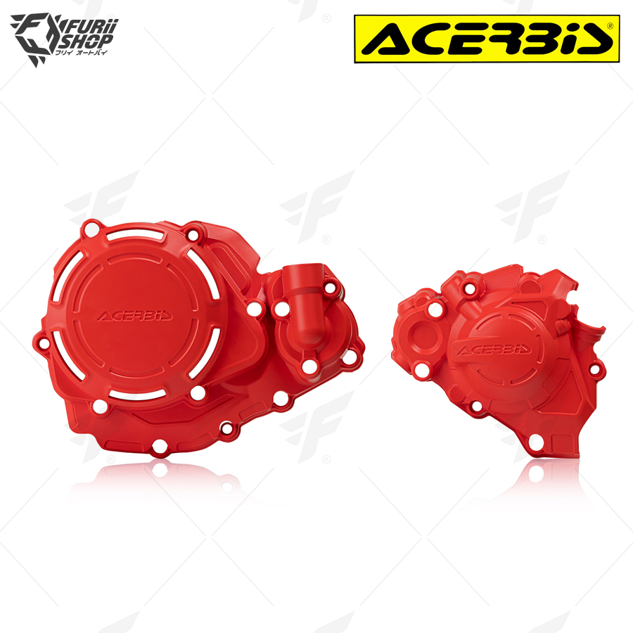 การ์ดเครื่อง ACERBIS KIT X-POWER PROTECTIONS HONDA CRF450R/RX '17- RED