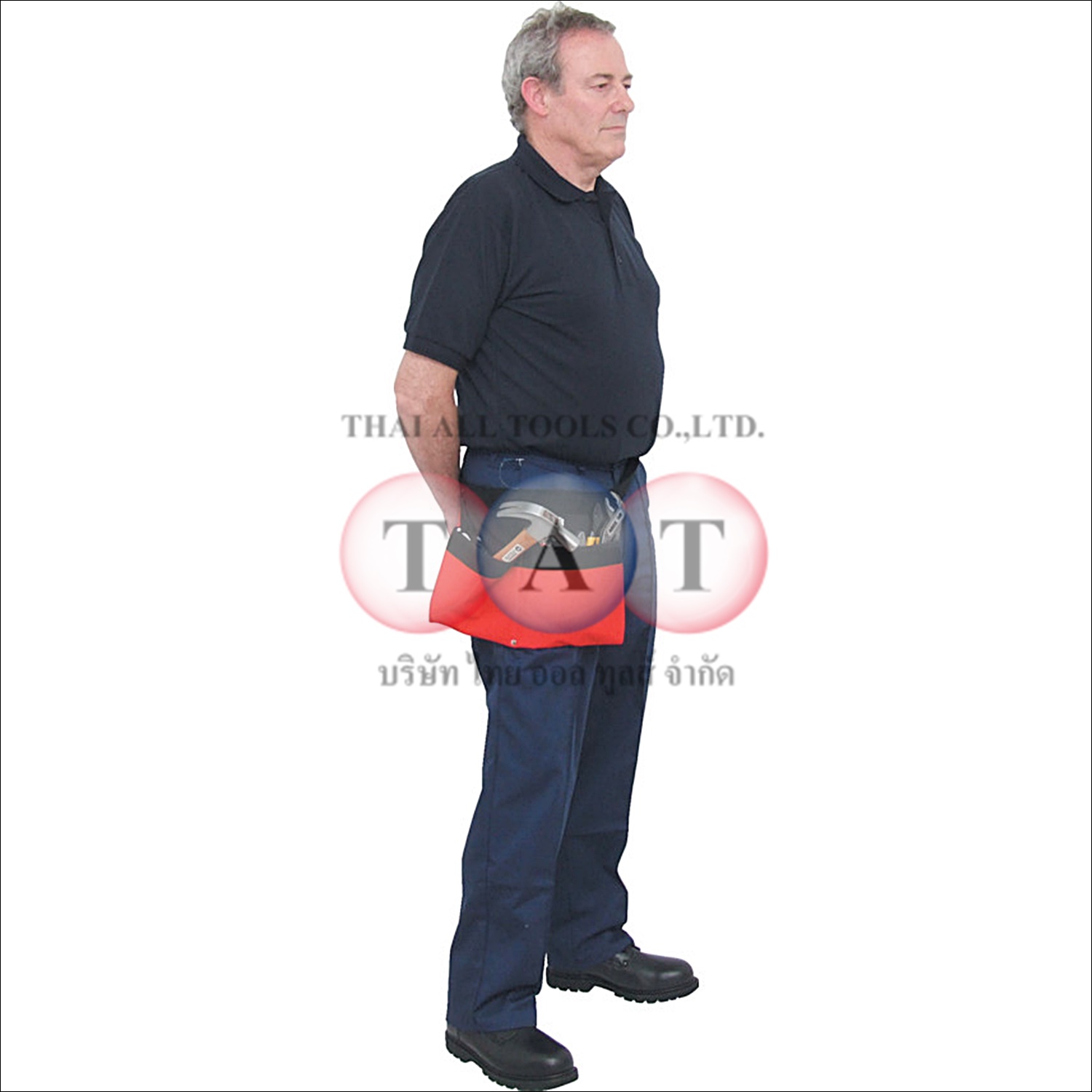 KENNEDY กระเป๋าคาดเอวเครื่องมือช่าง Tool Belt โพลีเอสเตอร์ 2 ช่อง 290x525mm แข็งแรง ใช้งานสะดวก