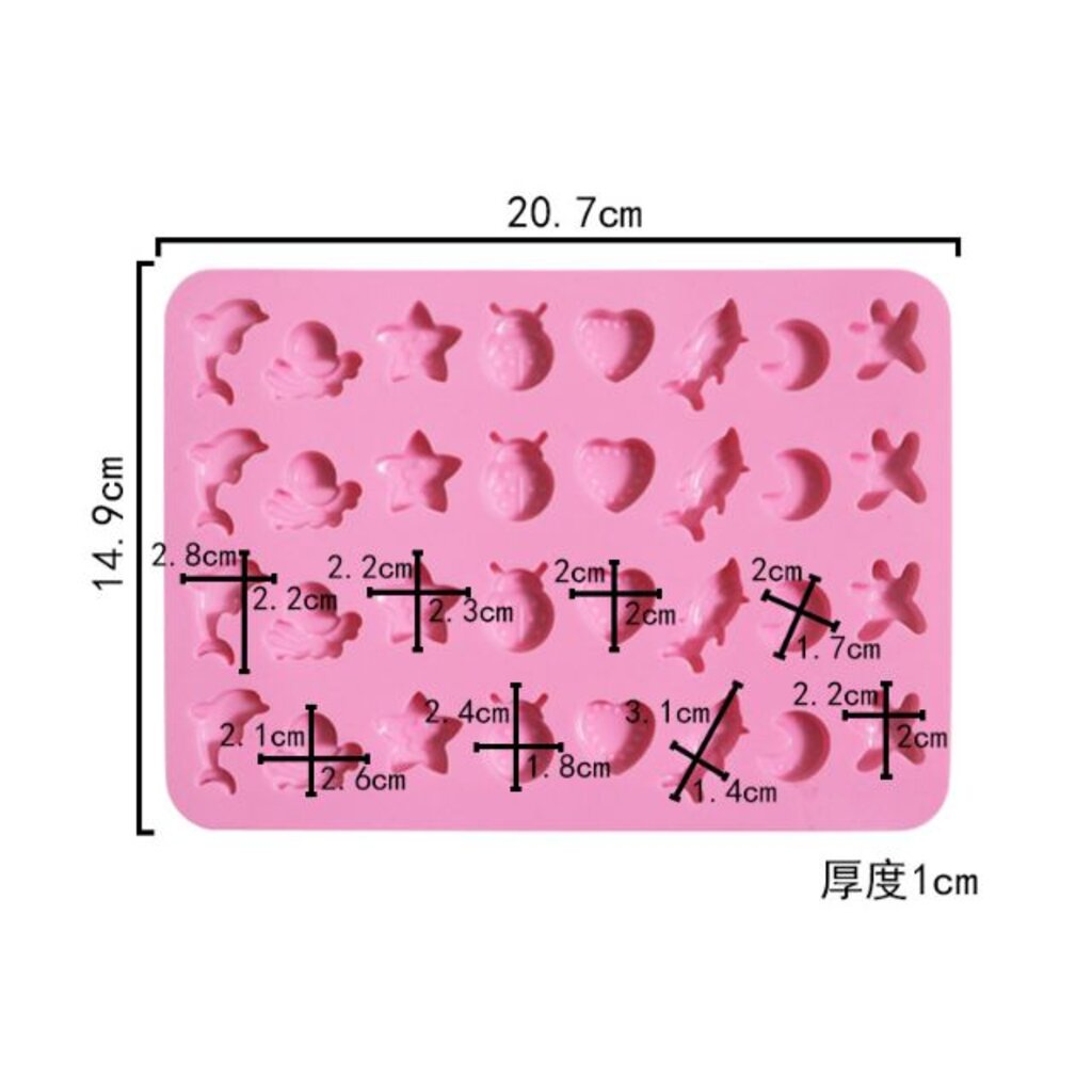 แม่พิมพ์ ซิลิโคน วุ้น เยลลี่ เลือกแบบ