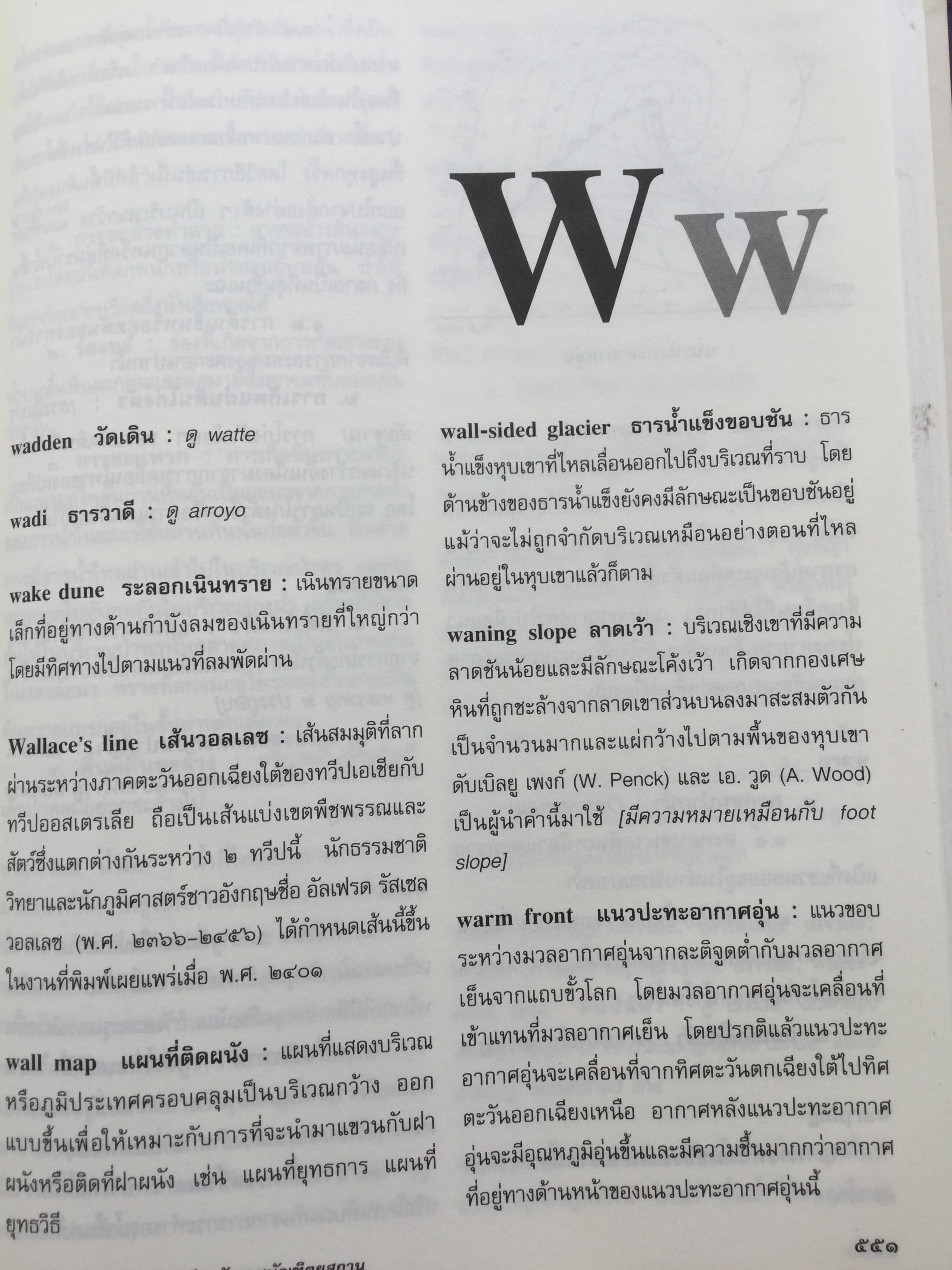 พจนานุกรม ศัพท์ภูมิศาสตร์. ฉบับราชบัณฑิตยสถาน. พิมพ์ครั้งที่ 4 (แก้ไขเพิ่มเติม) 9,500 กรัม