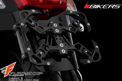 กรอบป้ายทะเบียนรุ่นพรีเมี่ยม Bikers สำหรับ Vespa