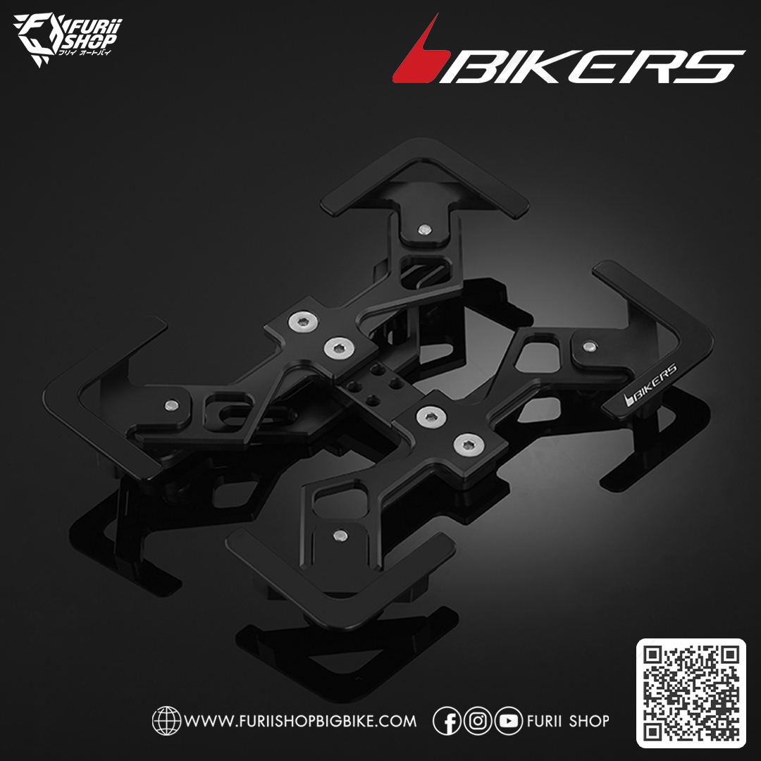 กรอบป้ายทะเบียน รุ่นพรีเมียม 02 Bikers Premium Rear License Support 02 : for Lambretta X300