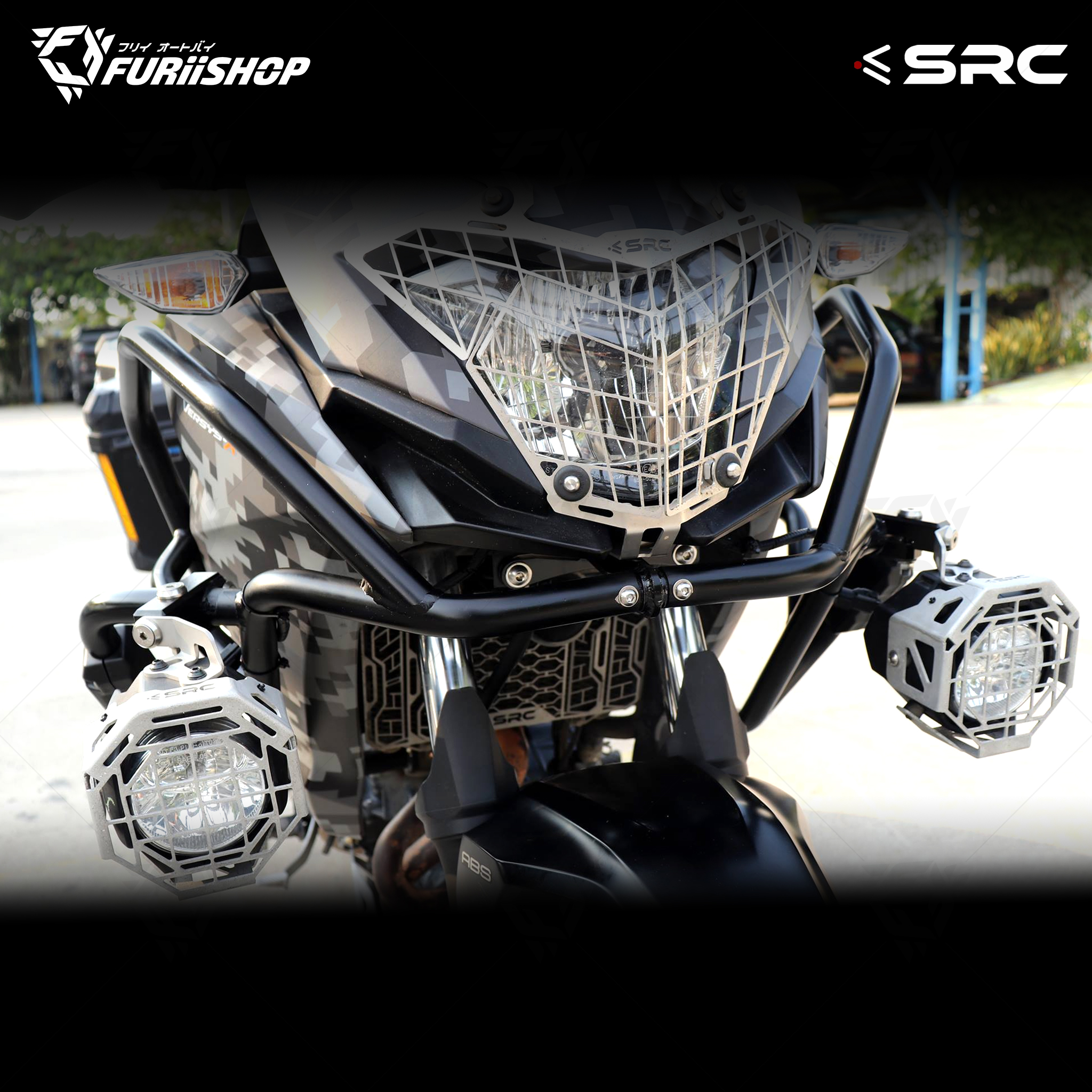 SRC แคสบาร์ CRASH BAR TOURER For Kawasaki Versys X300