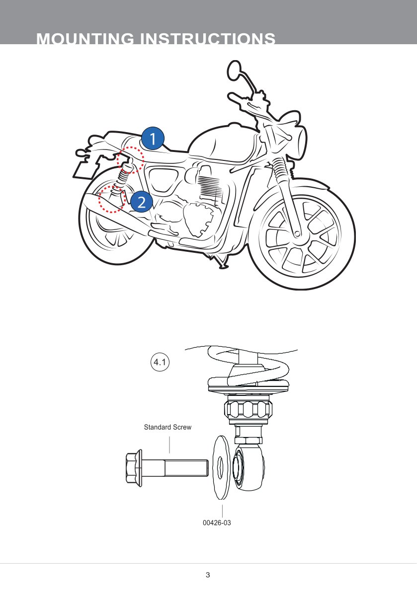 โช๊คหลังแต่ง Ohlins TR613 For Triumph Street Twin ปี 2016-2021