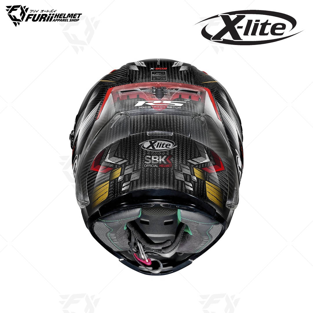 หมวกกันน็อค X-LITE : X-803RS ULTRA CARBON SBK CARBON32