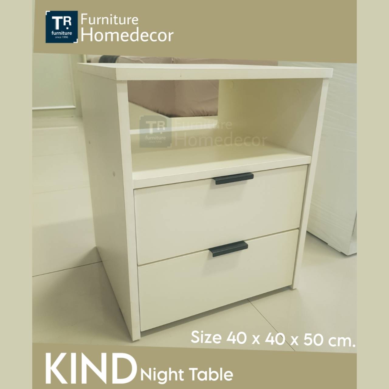 ตู้ข้างเตียง 40 ซม. รุ่น Paul / Kind
