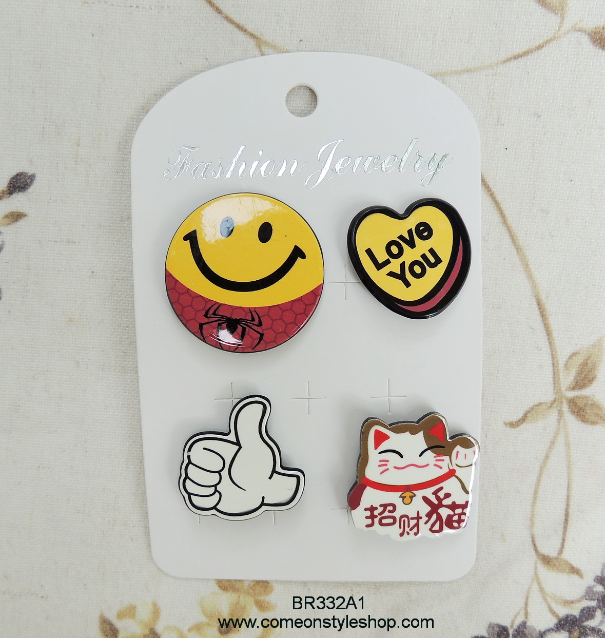 เซตเข็มกลัด เซตพินติดเสื้อ brooch pin