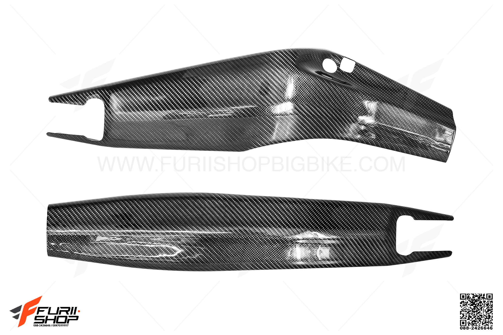 ครอบสวิงอาร์มเพรียวเคฟล่า FORCE RACING FOR HONDA CB650R/CBR650R 2019