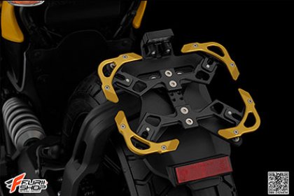 กรอบป้ายทะเบียน BIKERS สีทอง FOR DUCATI
