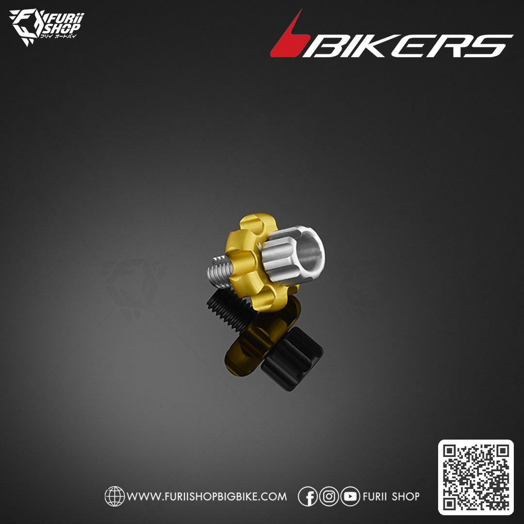 ตัวตั้งคลัตช์สแตนเลส (ตัวเล็ก) (C0405) Bikers Stainless Clutch Cable Adjuster (Small) : for Yamaha YZF-R3 2015-2018