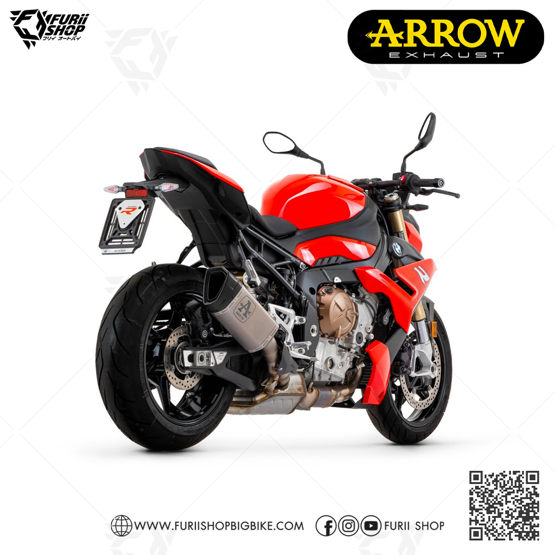 ท่อมอเตอร์ไซค์ Arrow Slip on GP Pista Titanium : for BMW S1000RR 2019-2022/All new S1000R Naked 2021-2022