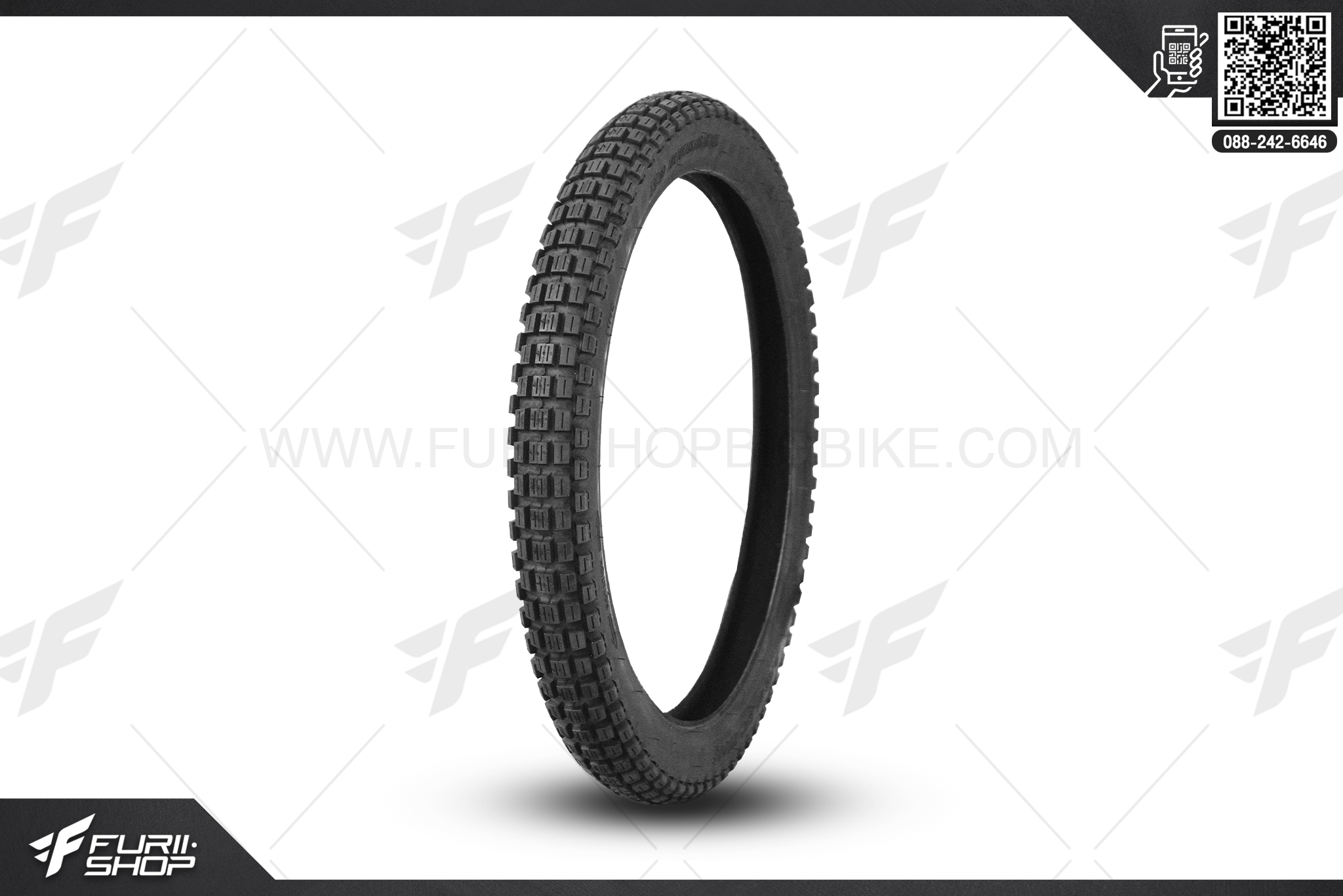 ยางมอเตอร์ไซค์ ND RUBBER ND506 2.25-17 33P F TT ยางบิ๊กไบท์ ยางBigbike Mototire