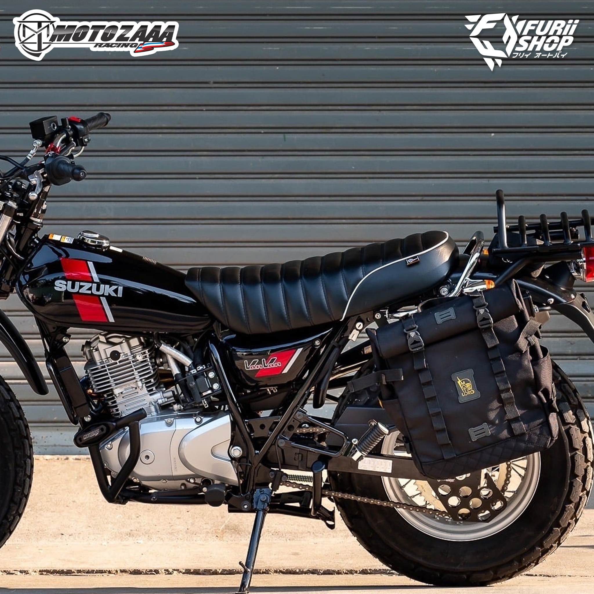 เบาะ MotoLordd MOTOZAAA : For Suzuki VanVan200 By Furii Shop