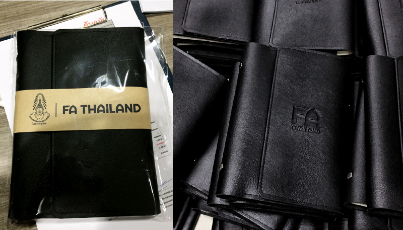 ของพรีเมี่ยม สมุดโน๊ต งาน สมาคมกีฬาฟุตบอลแห่งประเทศไทยฯ FA THAILAND