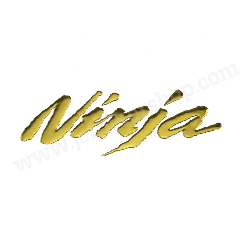 สติ๊กเกอร์โลโก้ตัวหนังสือ Ninja Ninja250/300/650 ZX-6R/10R/12R