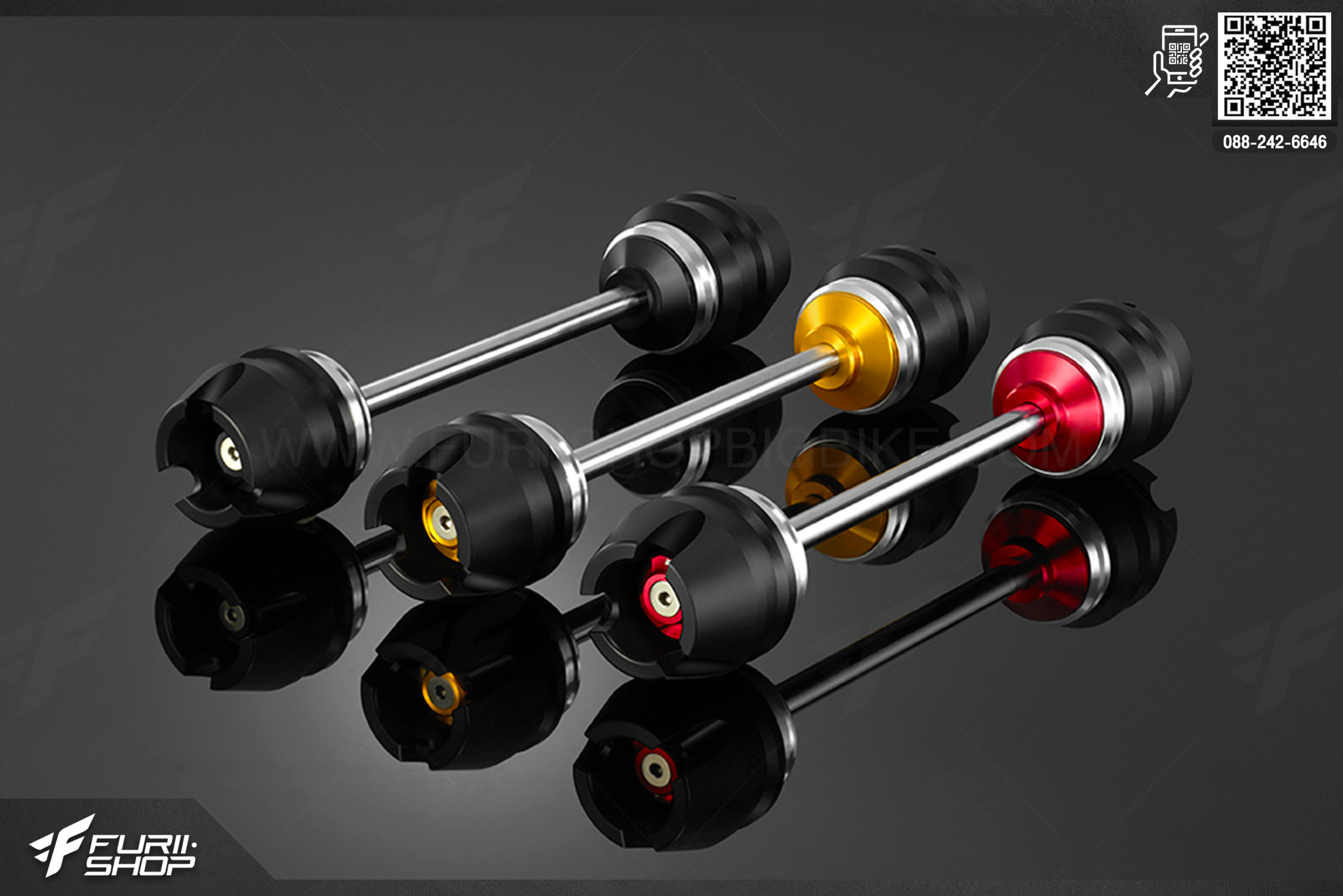 กันล้มล้อหน้า Front Wheel Axle Protection Bikers Yamaha N-MAX (2015-2019)