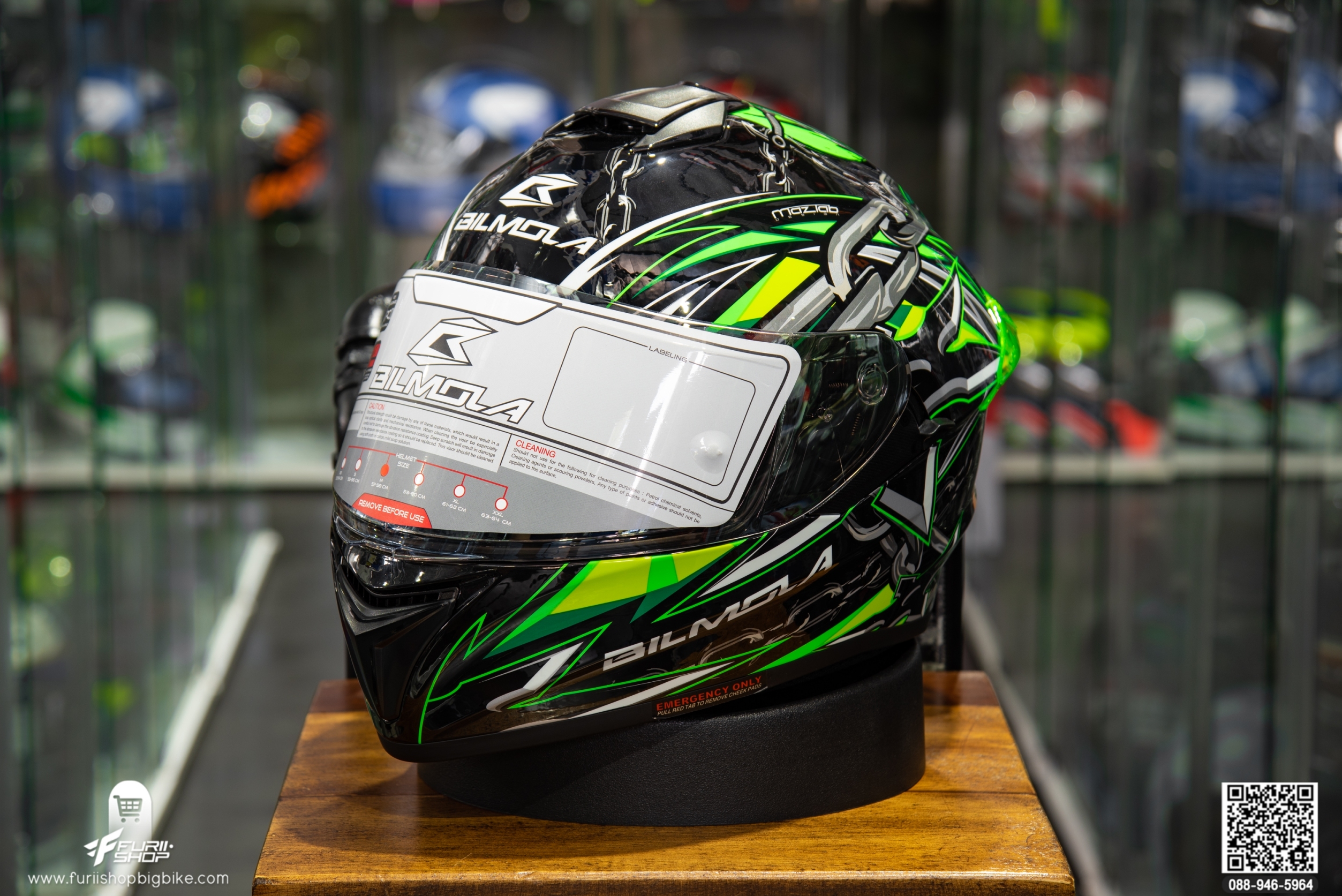 หมวกกันน็อค BILMOLA NEX 2020 Ninja green