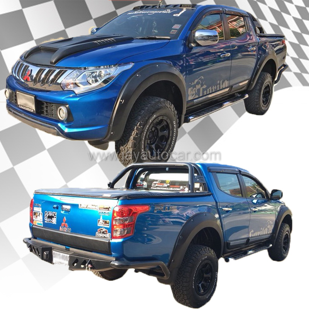 คิ้วล้อแต่ง คิ้วขอบล้อ คิ้วซุ้มล้อ รถยนต์ Mitsubishi Triton 2015-2018 ขนาด 6นิ้ว สำหรับ มิตซูบิชิ ไทรทัน 2015