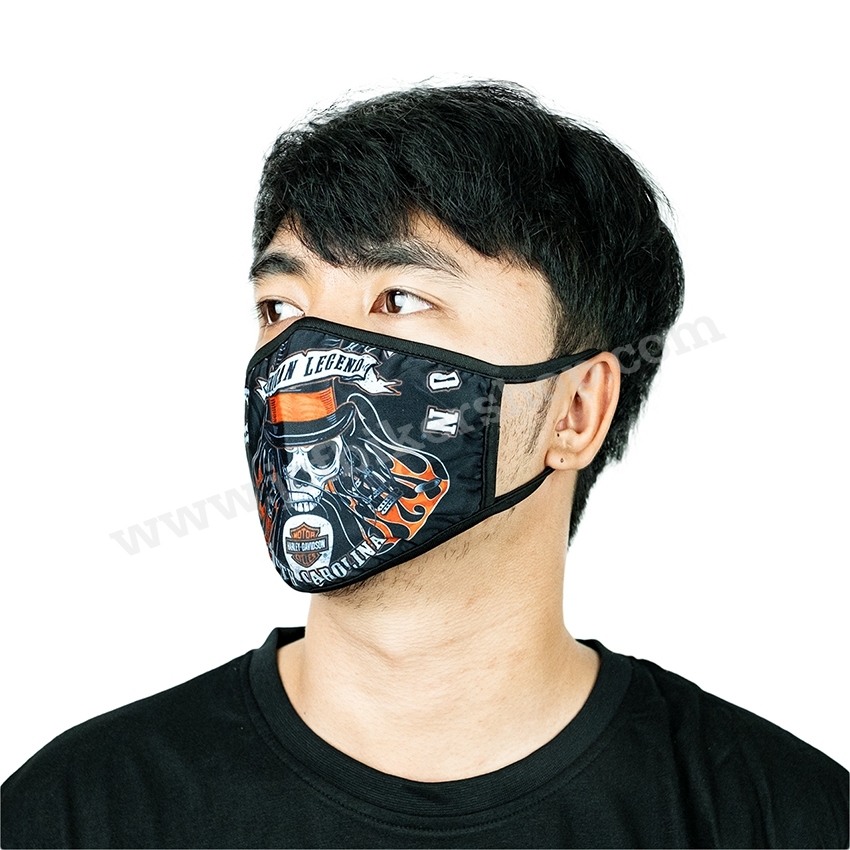 ผ้าปิดจมูกลายHDกันมลภาวะผ้านาโนแห้งไวมีที่เปลี่ยนแผ่นกรองลวดลายคมชัด #04