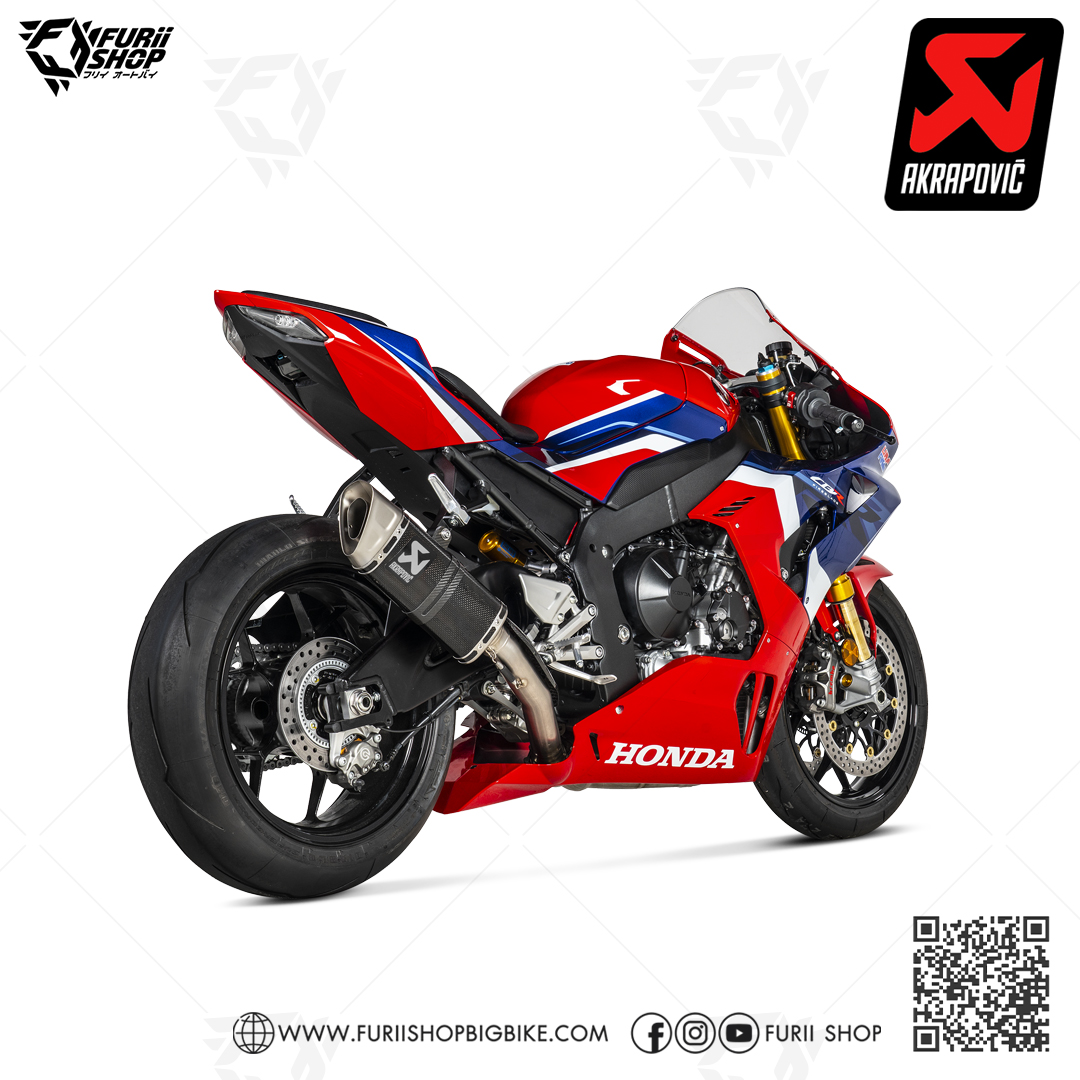 ท่อแต่ง Akrapovic Slip on Carbon Logo Aluminium : for Honda CBR1000RR-R 2020-2023