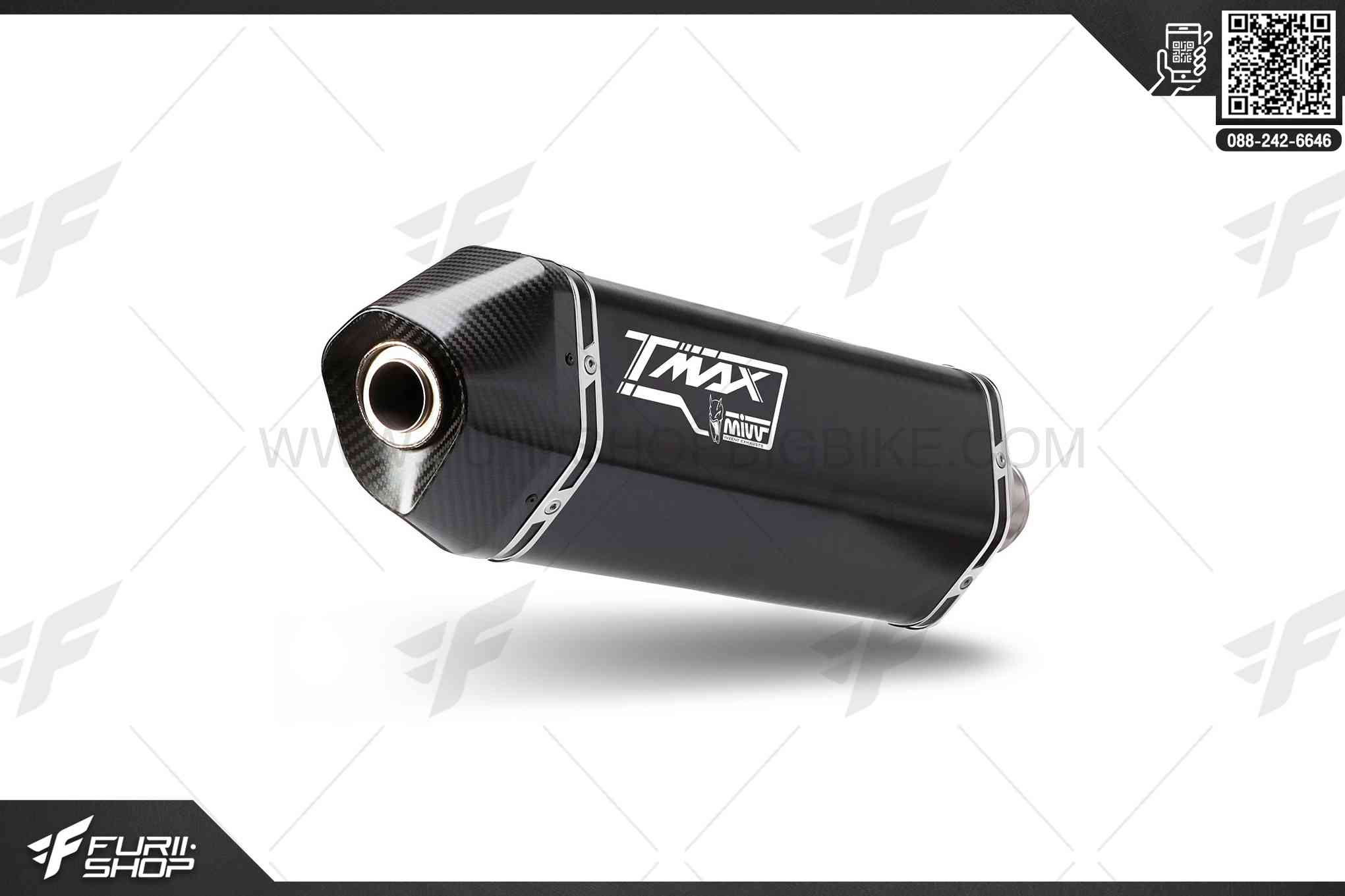 ท่มอเตอร์ไซต์อ MIVV FOR YAMAHA T-MAX 530 SPEED EDGE STEEL BLACK
