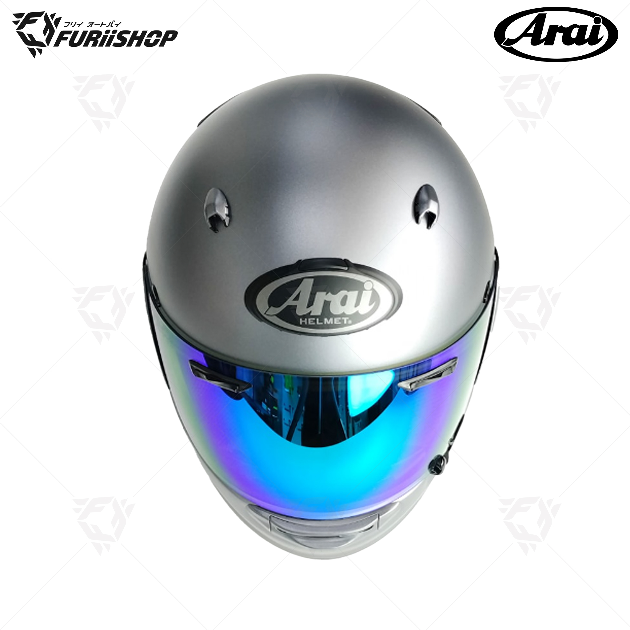 หมวกกันน็อคเต็มใบ Arai : QUANTIC Platinum Grey Frost