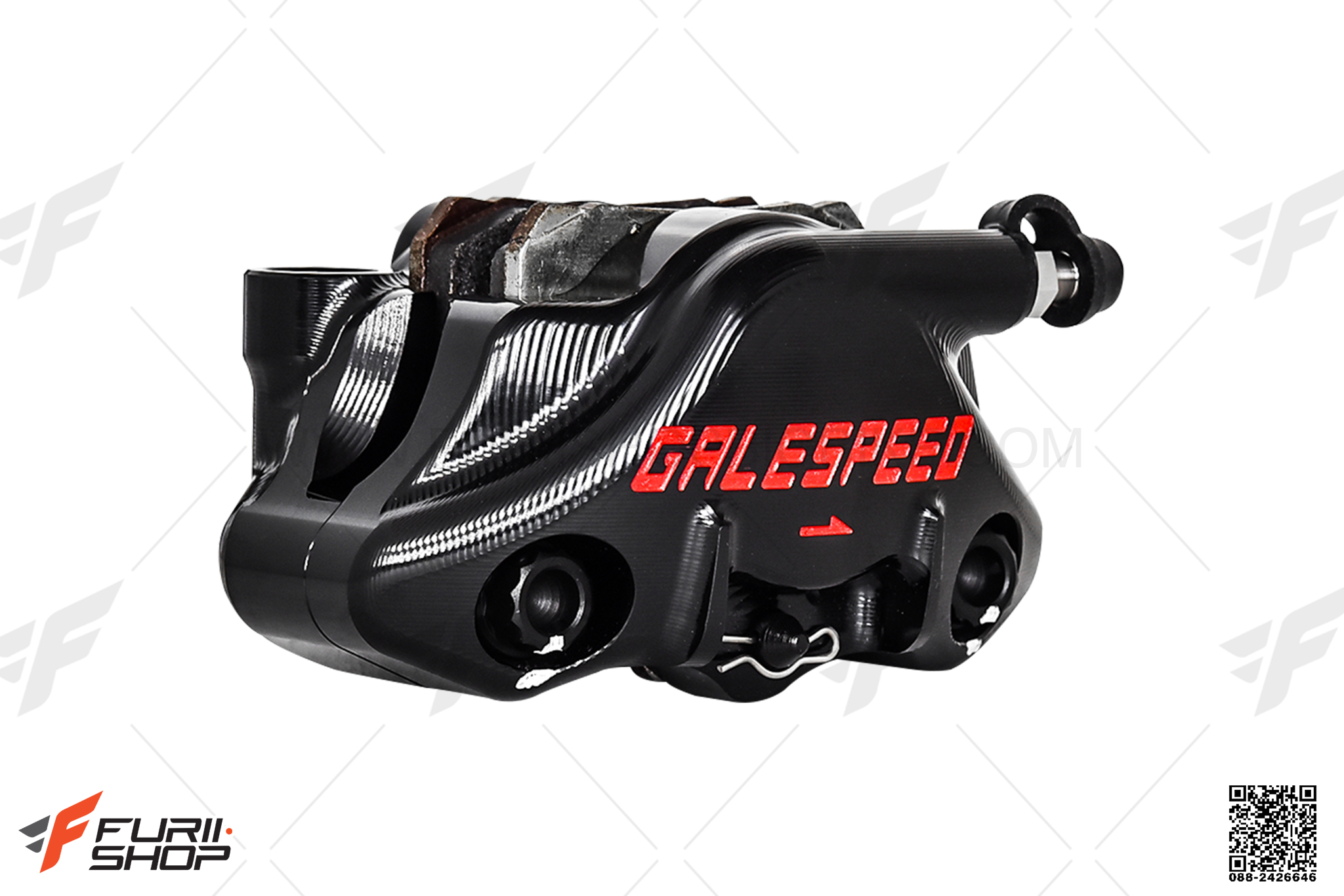 ปั๊มหลัง GALESPEED ELABORATE REAR CALIPER 30-34 RADIAL 60mm PITCH Black
