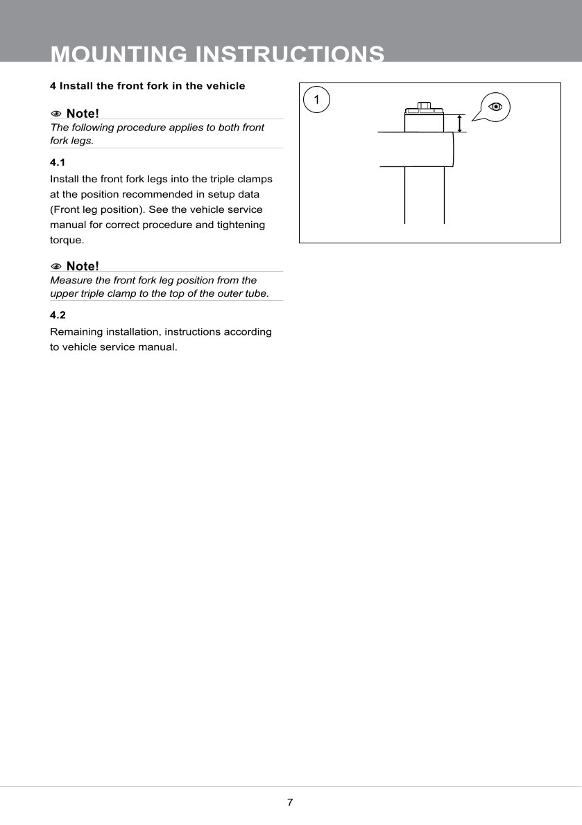 สปริงโช้คหน้า Ohlins FKS503 For Yamaha T-MAX 2017-2024
