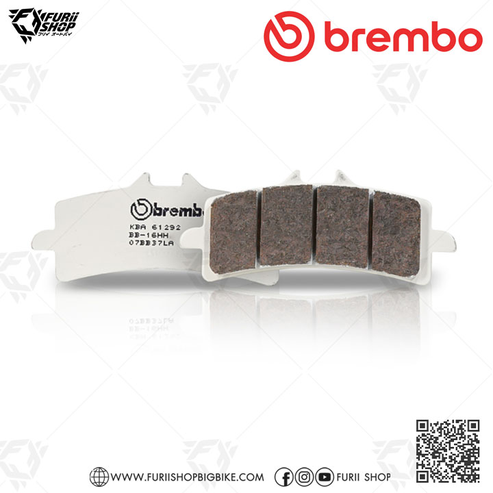 ผ้าเบรก Brembo (07BB37LA) : for HONDA : CBR1000RR 14-22 / CBR1000RR-R SP Fireblade 20-22