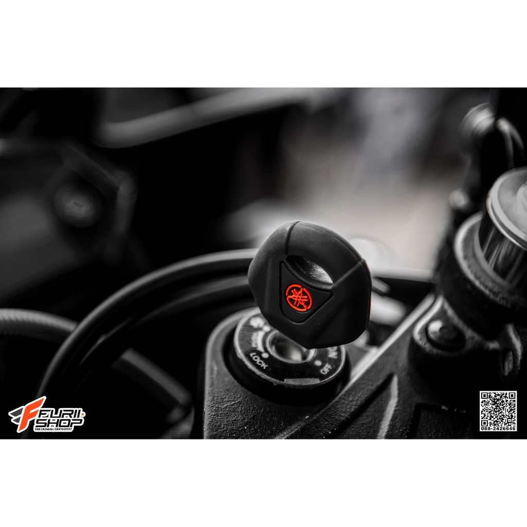 ซิลิโคนหุ้มกุญแจ YAMAHA V2 สีดำ FOR R3/MT03