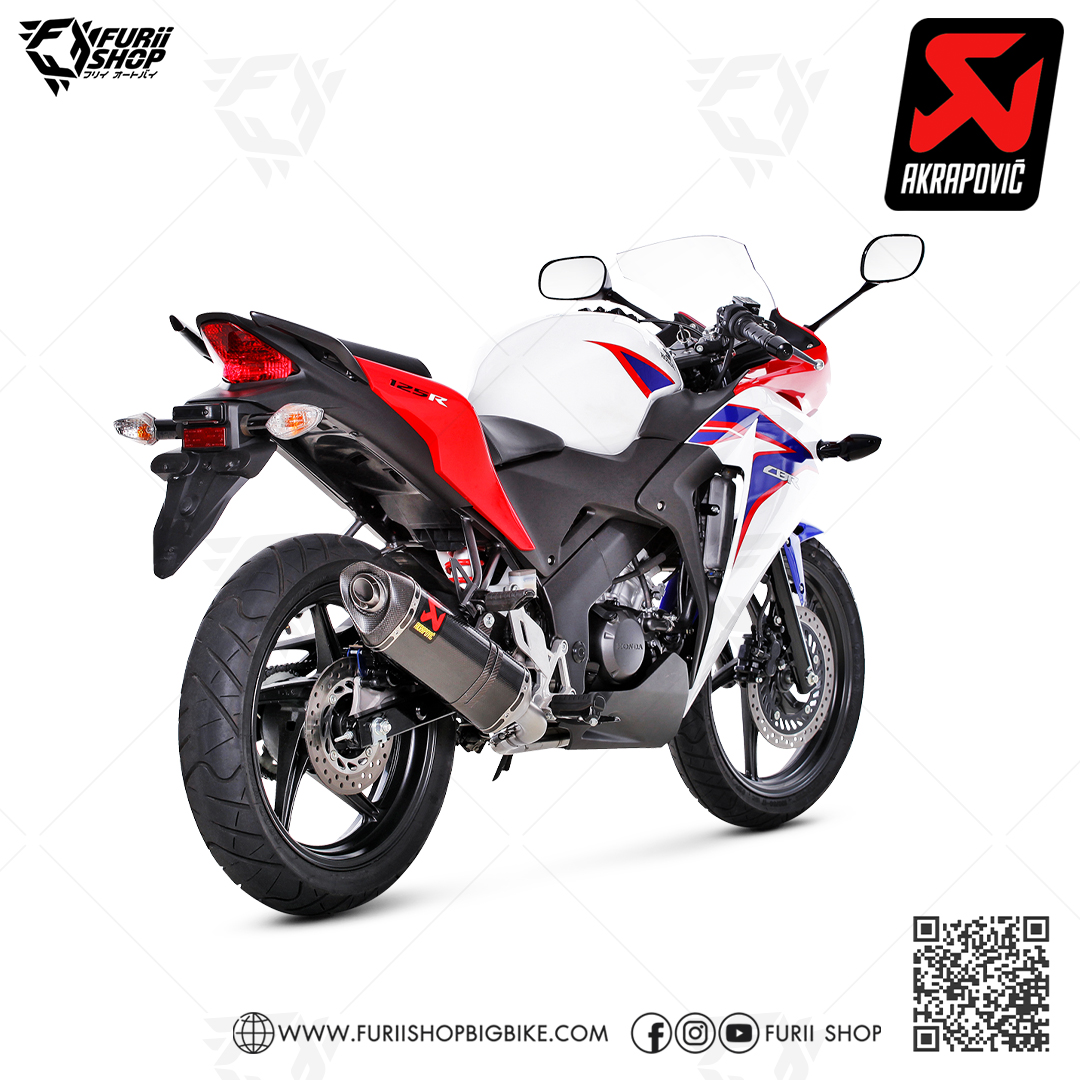 ท่อแต่ง Akrapovic Carbon : for Honda CBR150R 11-18