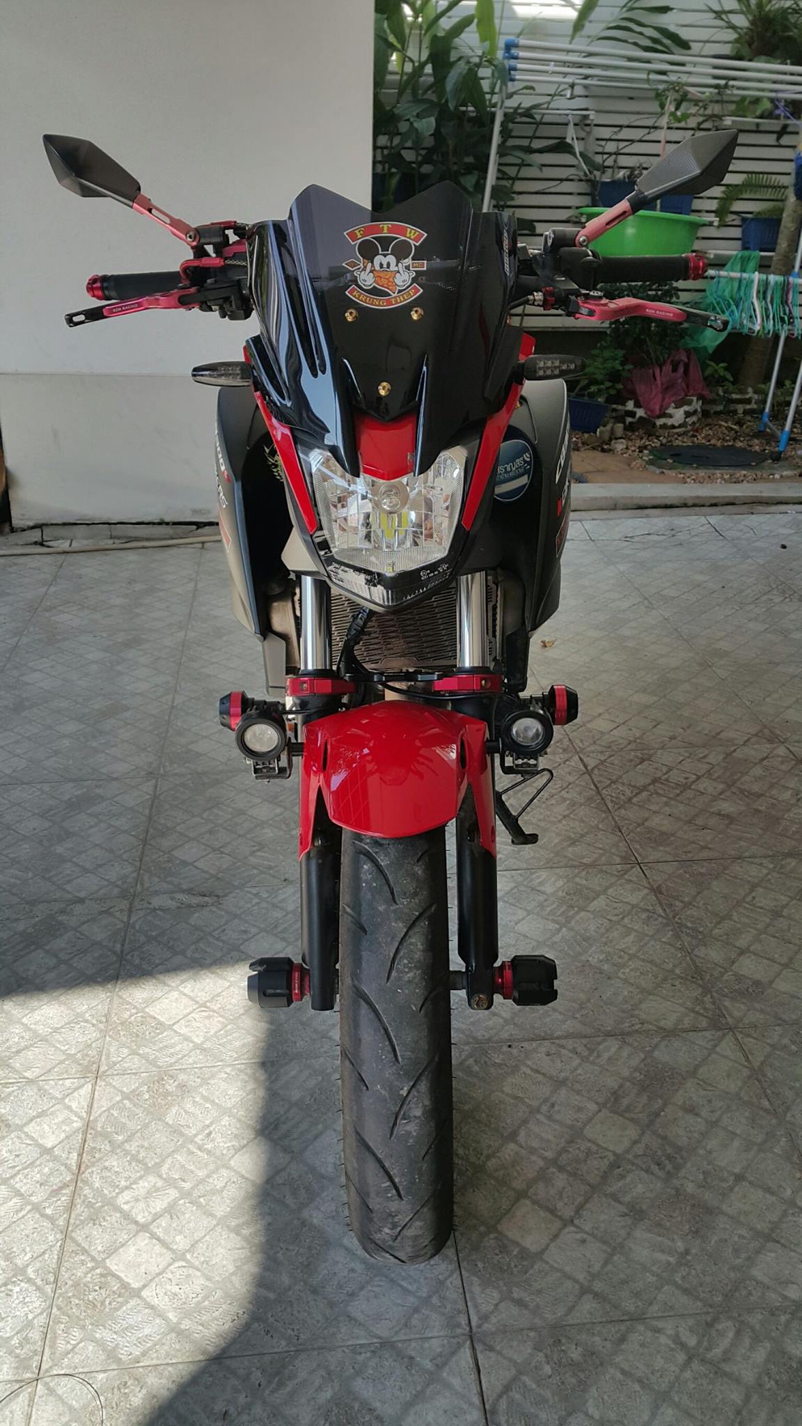 กันล้มก้านใหญ่ For CB300 งาน CNC
