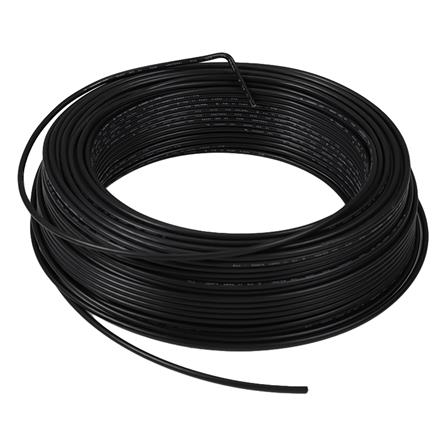 YAZAKI สายไฟ THW ขนาด 6 sq.mm. สีดำ (ม้วน) 100 ม.